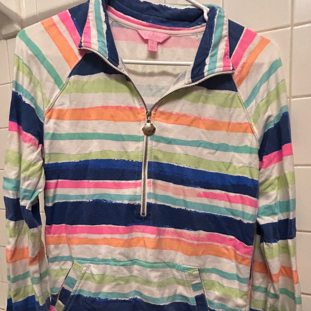 Lilly Pulitzer Half Zip Skipper Popover Size Small - Picture 6 of 7